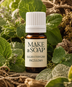 Naturalny olejek eteryczny paczulowy Make a Soap – butelka produktu