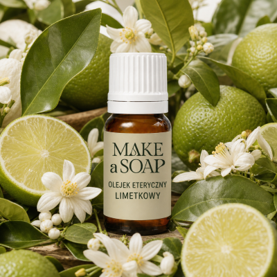 Naturalny olejek eteryczny limetkowy Make a Soap – butelka produktu