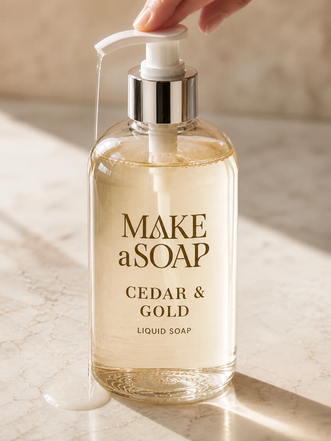 Mydło w płynie Make a Soap Cedar & Gold