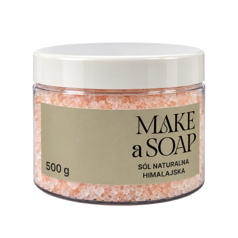 Różowa sól himalajska Make a Soap o granulacji 2–5 mm