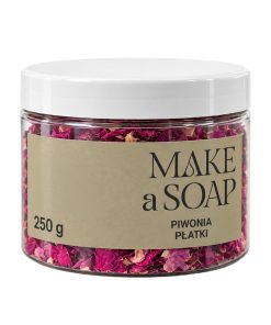 Suszone płatki piwonii 250 g w słoiku Make a Soap