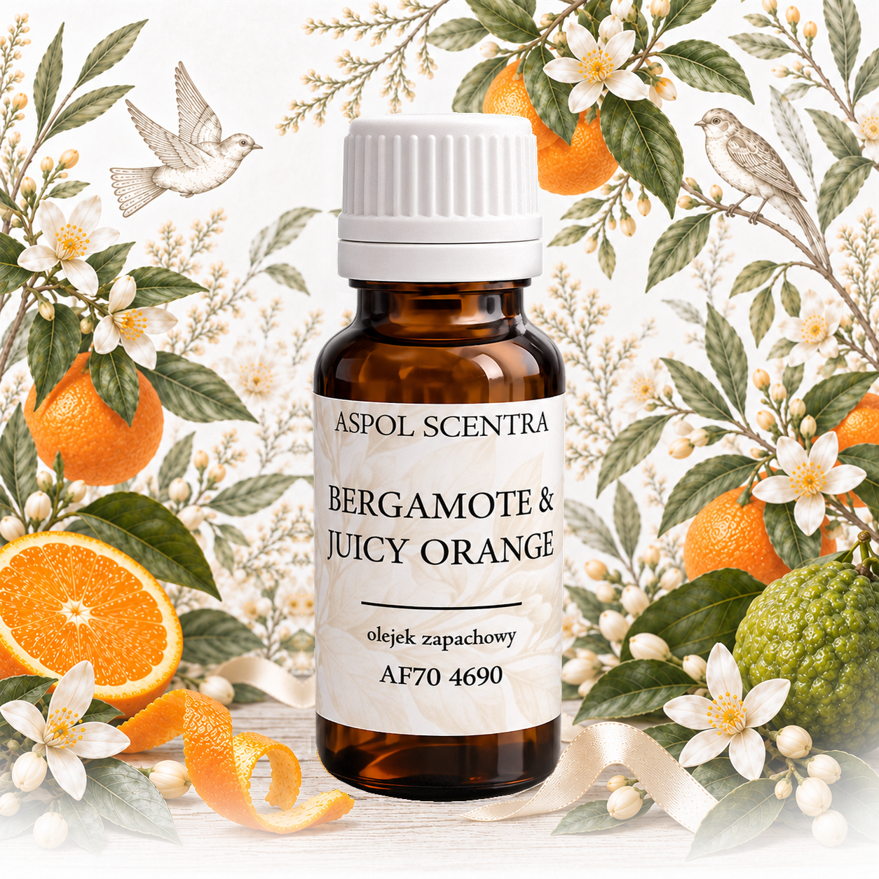 Bergamote & Juicy Orange – olejek zapachowy – zapach do mydeł stałych