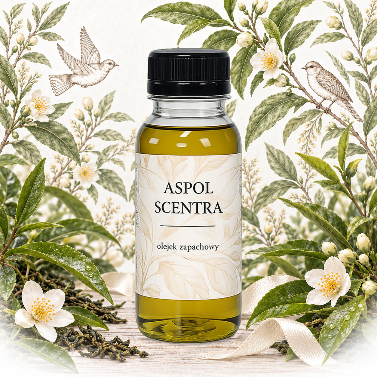 Green Tea – olejek zapachowy – zapach do mydeł stałych - obrazek 3