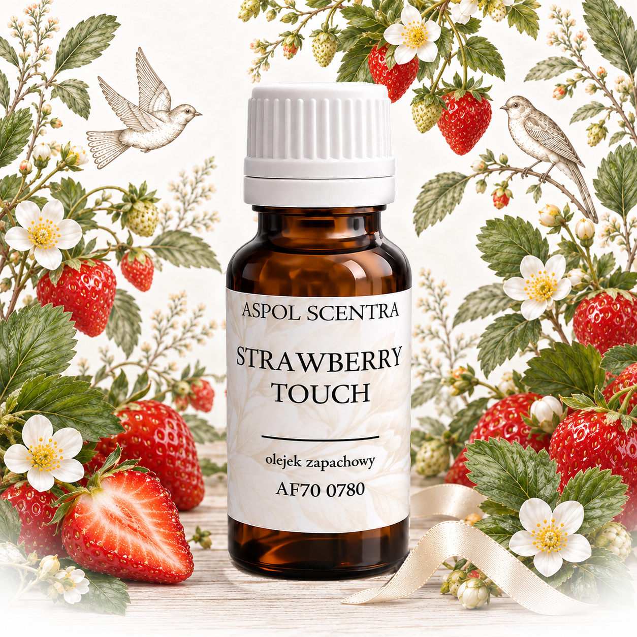 Strawberry Touch – olejek zapachowy – zapach do mydeł stałych