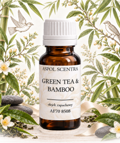 Green Tea & Bamboo – olejek zapachowy – zapach do mydeł stałych