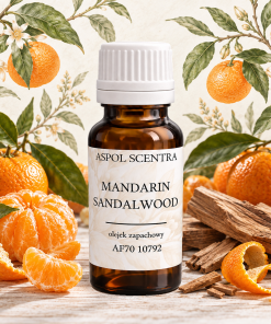 Mandarin Sandalwood – olejek zapachowy – zapach do mydeł stałych