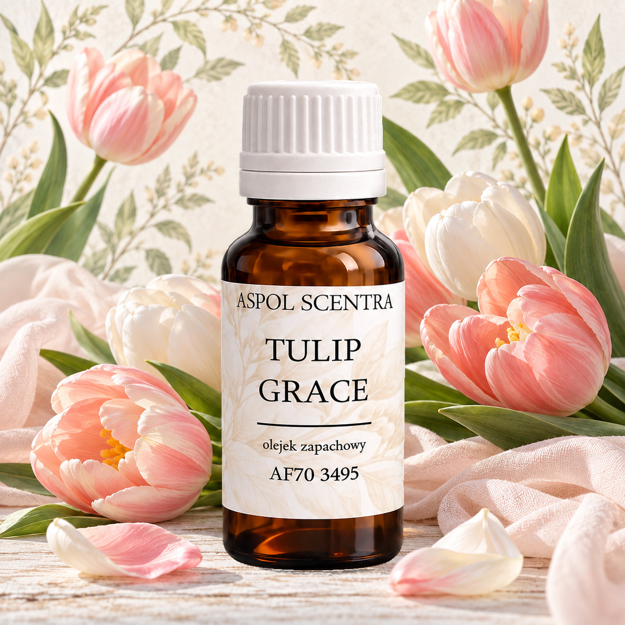Tulip Grace – olejek zapachowy – zapach do mydeł stałych